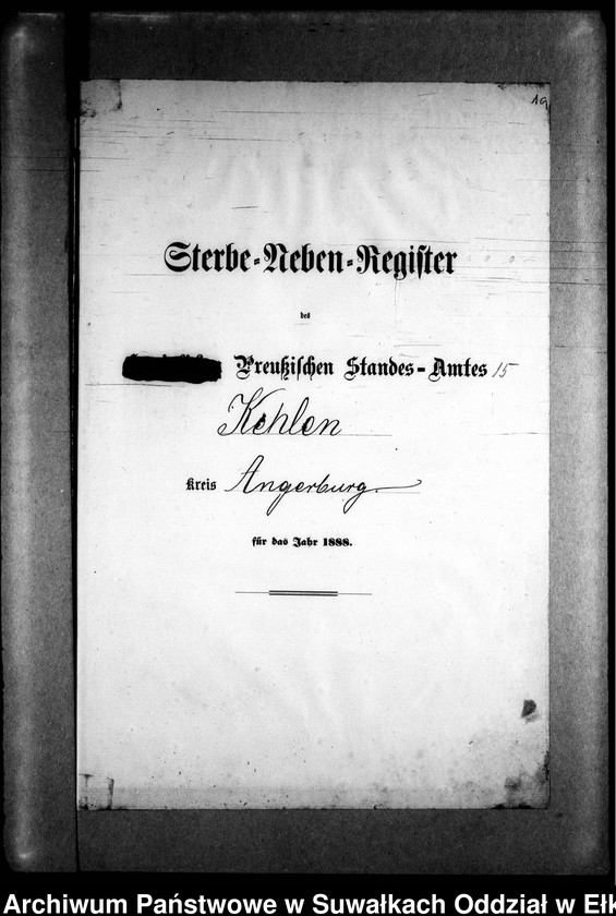 image.from.unit.number "Sterbe-Neben-Register des Preussischen Standes-Amtes Kehlen Kreis Angerburg"