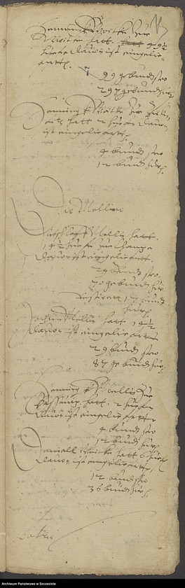 image.from.unit.number "Verzeichnis des von den Edelleuten kontribuirten rauhen Futters, vol. III."