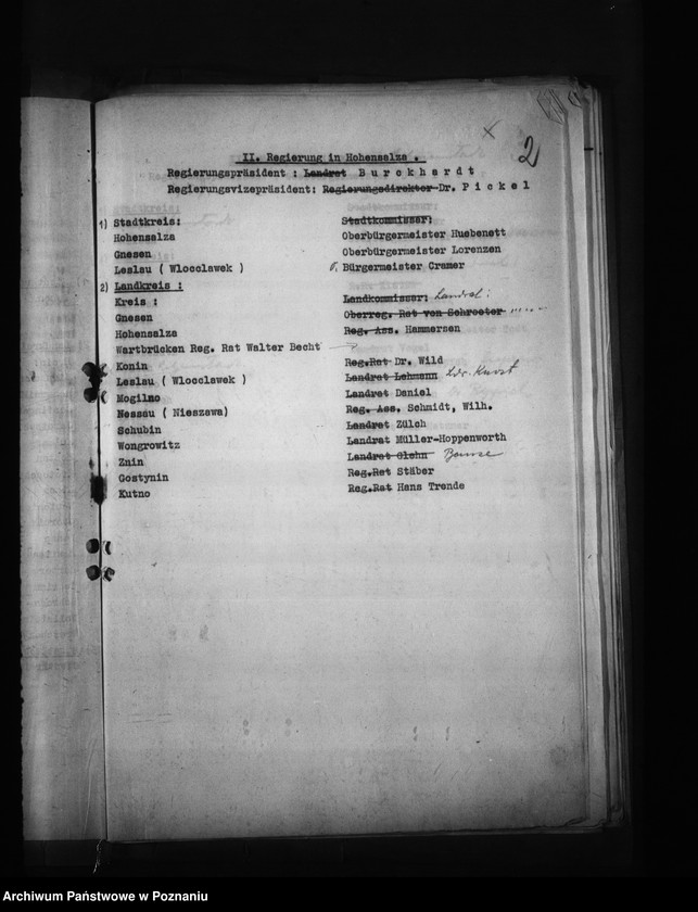 Obraz 6 z jednostki "Geschäftsverteilungsplan (urzędu namiestnika)"