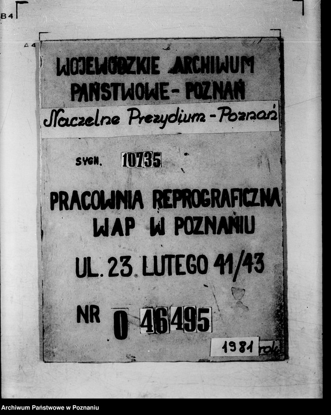 Obraz 1 z jednostki "Die Entlassung und Pensionierung des Herrn Oberförsters von Wyrzykowski zu Moschin /Mosina/."