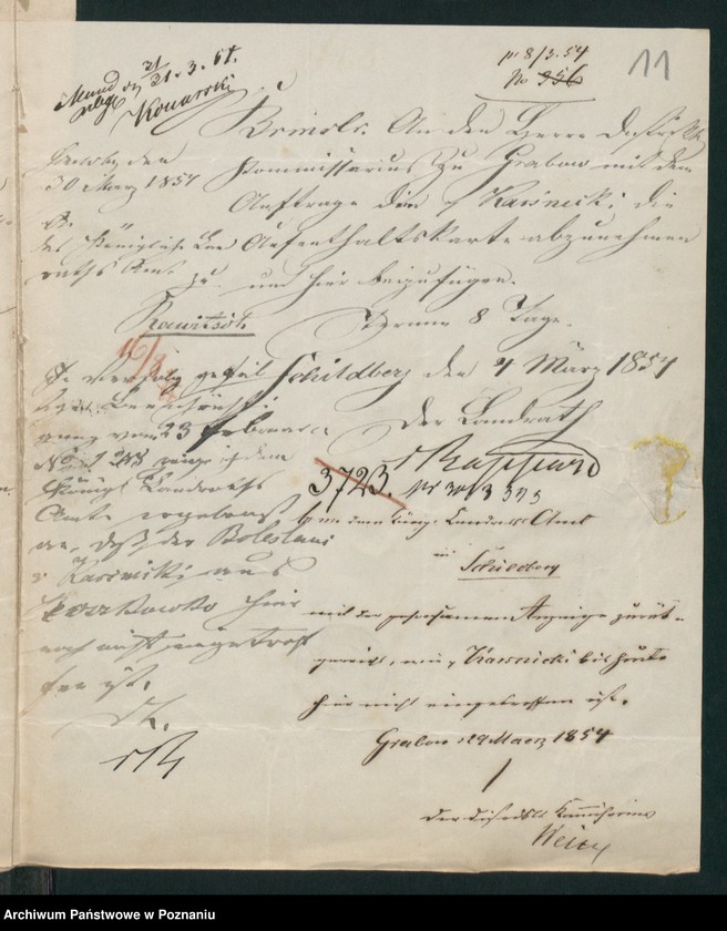 Obraz 14 z jednostki "A. betr. Johann Bolesław von Karśnicki zu Roszkówko"