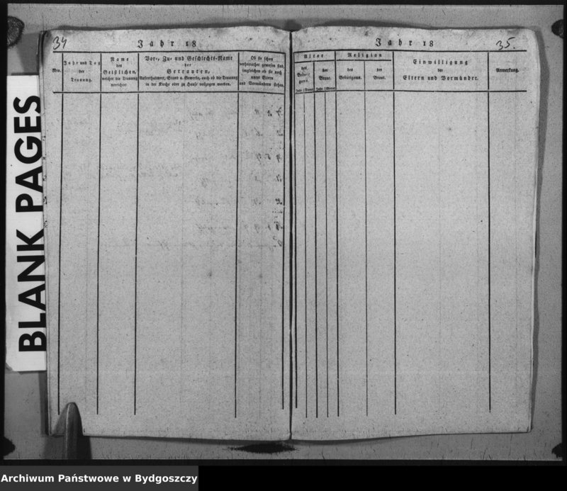 image.from.unit.number "Verzeichniss der Getrauten aus der evangel. Stadt- und Landgemeinde von Inowrazlaw Jahr 1838 bis 1841"
