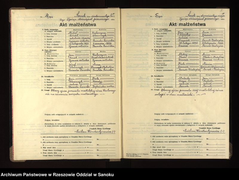 image.from.unit.number "Księga małżeństw"