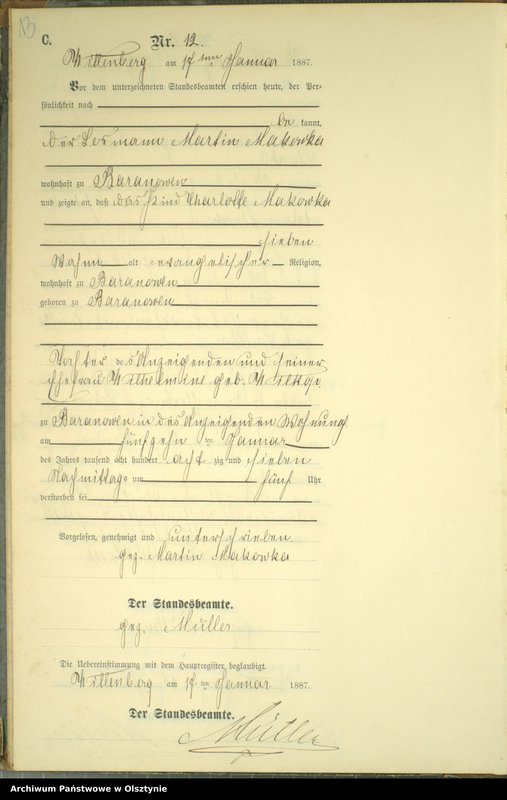 image.from.unit.number "Sterbe-Neben-Register Nr 1 - 168"