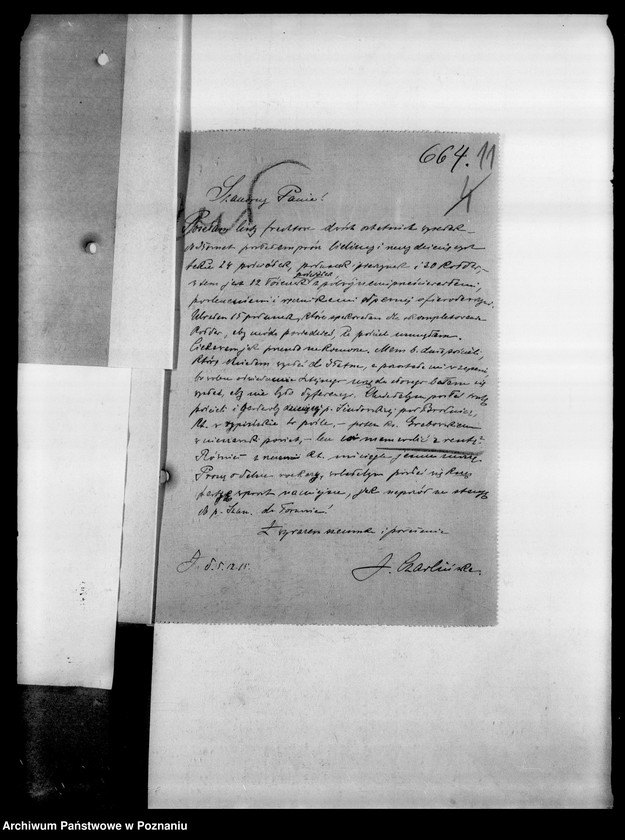 Obraz 15 z jednostki "Korespondencja różna osób przebywających na obczyźnie o pomoc materialną i prawną"