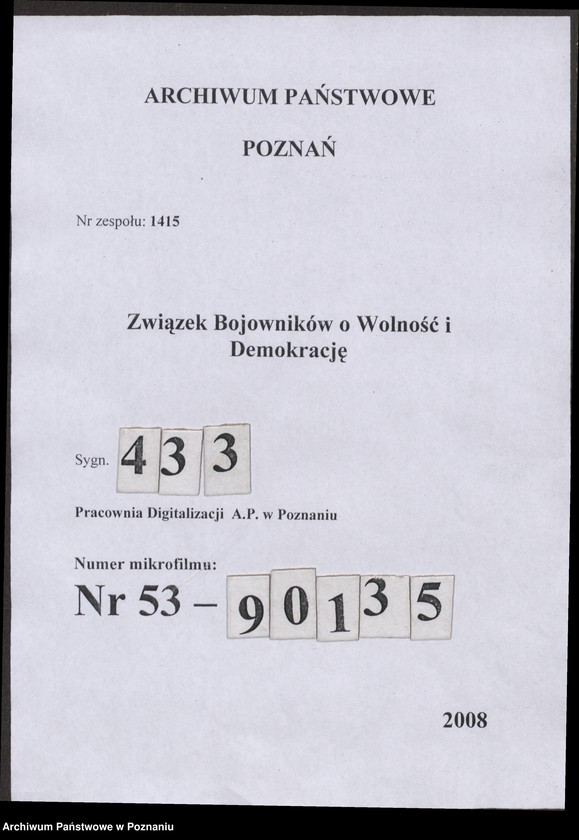 Obraz 3 z jednostki "Życiorysy powstańców wielkopolskich: K - tom X /Kozik Alfons - Kręglewski Edmund/."