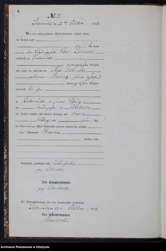 image.from.unit.number "Geburts-Neben-Register Nr 1 - 25"