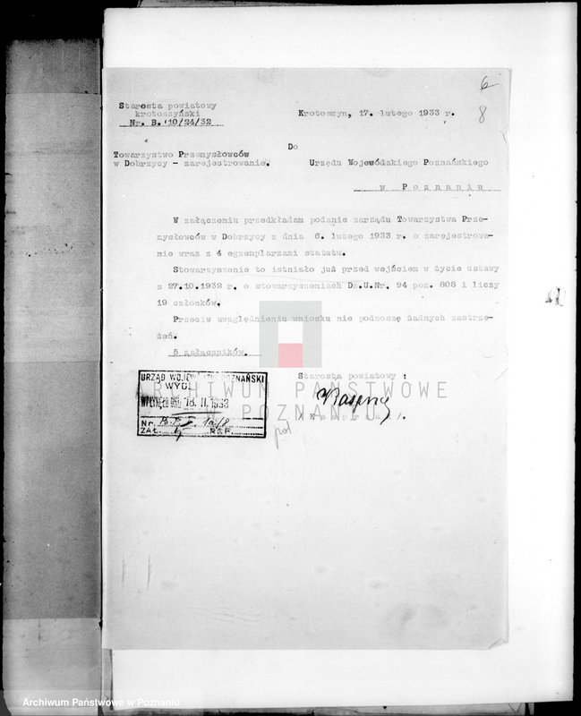 Obraz 12 z jednostki "/Towarzystwo Przemysłowców w Dobrzycy/"