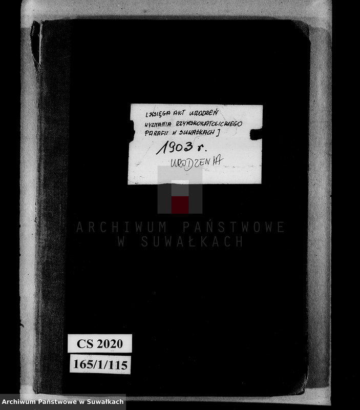 image.from.unit.number "[Księga akt urodzeń wyznania rzymskokatolickiego parafii w Suwałkach 1903 r.]"