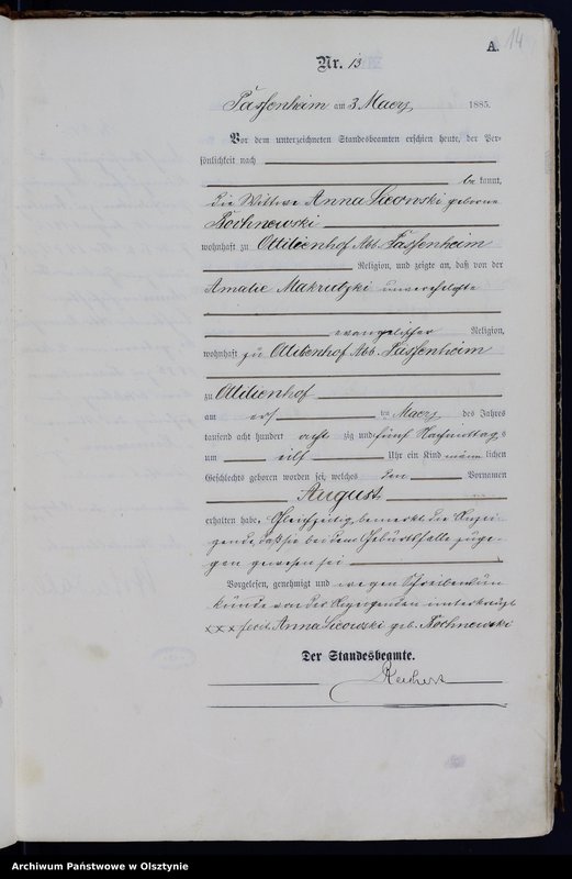 image.from.unit.number "Geburts-Haupt-Register Nr 1 - 90"