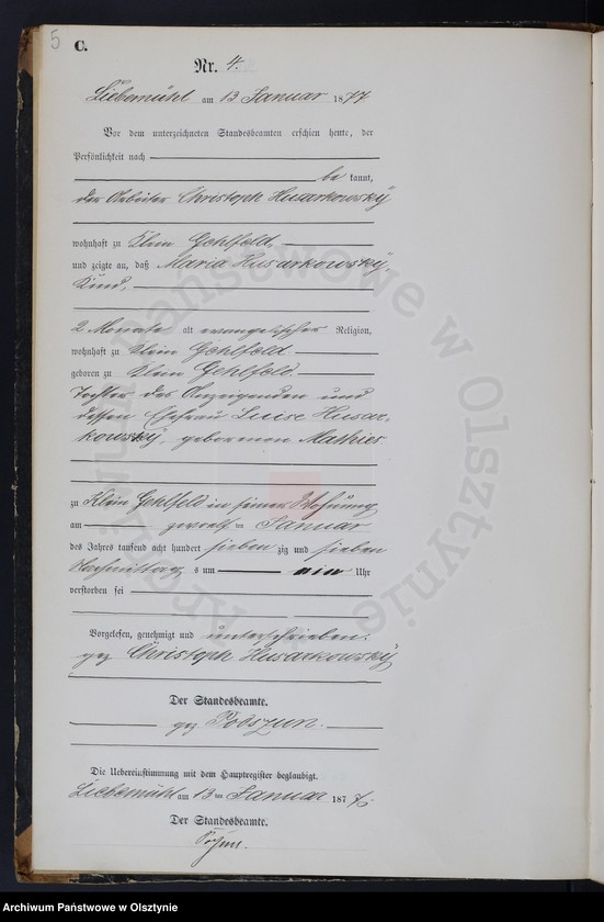 image.from.unit.number "Sterbe-Neben-Register Nr 1 - 101"