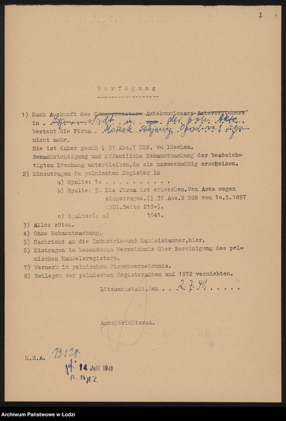 Obraz 9 z jednostki "Moszek Szajewicz – drobna sprzedaż manufaktury"