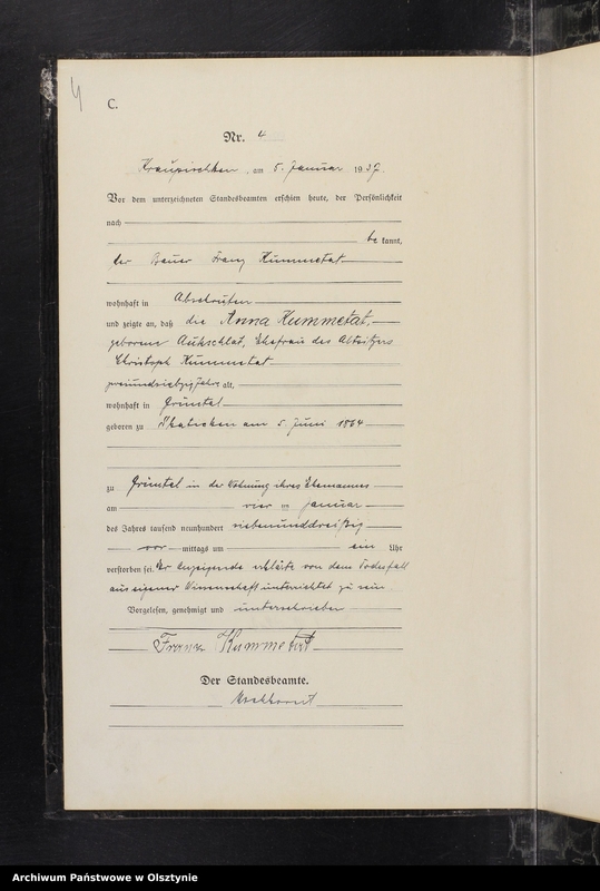 image.from.unit.number "Sterbe-Register/Haupt-Register/Nr 1 - 83"
