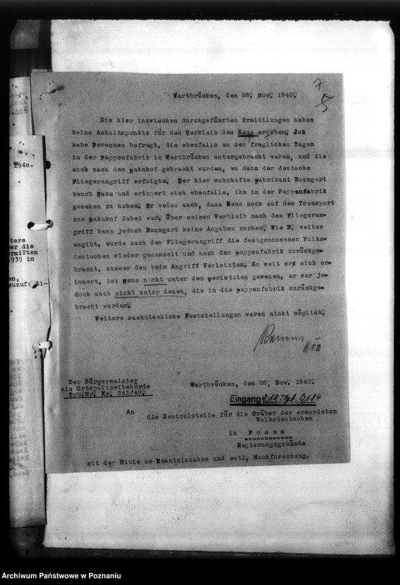 Obraz 11 z jednostki "Julius Kaus aus Mühlental (Izbica), Kreis Warthbrücken (Koło)"