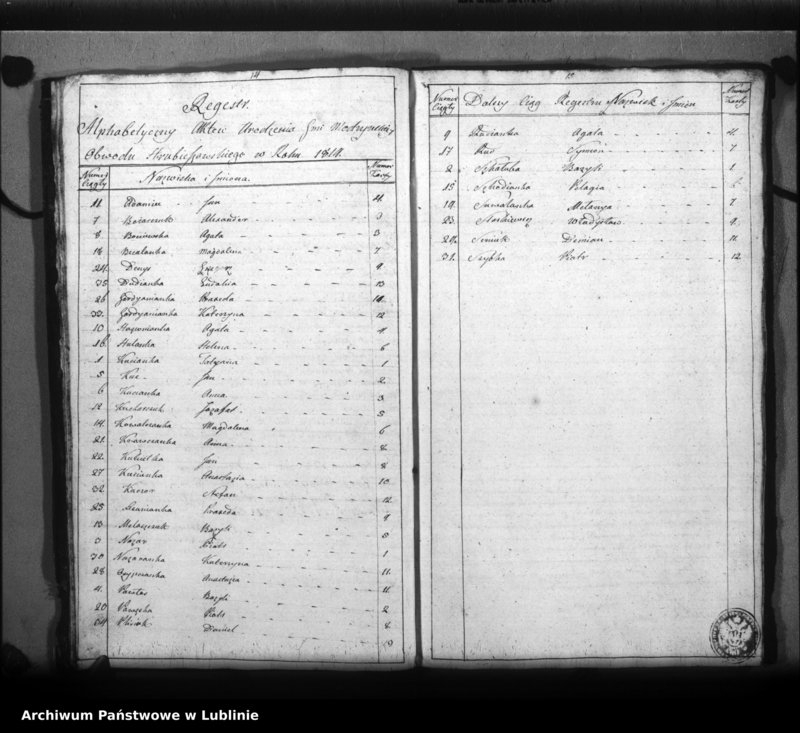 image.from.unit.number "Księga urodzeń, zapowiedzi, małżeństw i zgonów"