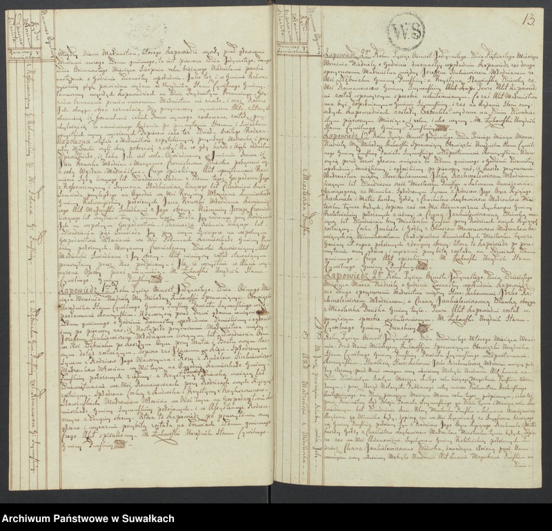 image.from.unit.number "Akta małżeństwa gminy puńskiey od 1-go maja 1811roku do dnia ostatniego grudnia."