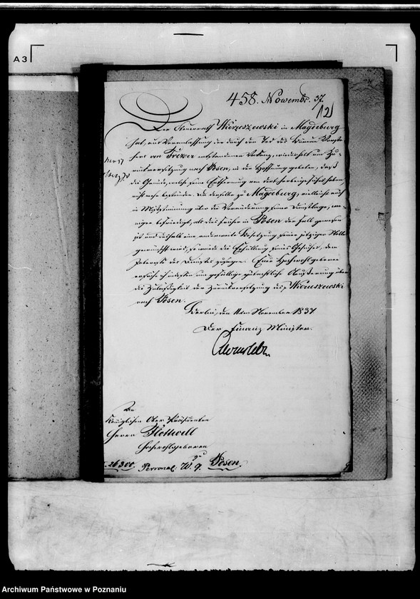 Obraz 17 z jednostki "Personalia des Regierungssekretärs Herrn Wieruszewski."