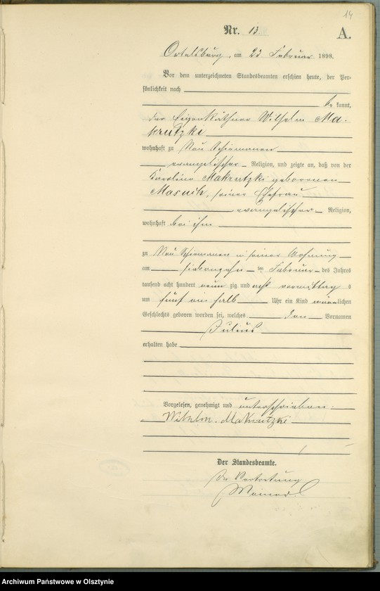 image.from.unit.number "Geburts-Haupt-Register Nr 1 - 86"