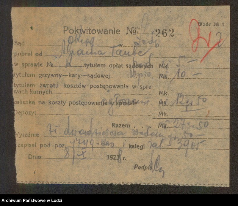 Obraz 4 z jednostki "Abram Ieck Tauba – drobna sprzedaż kołder"