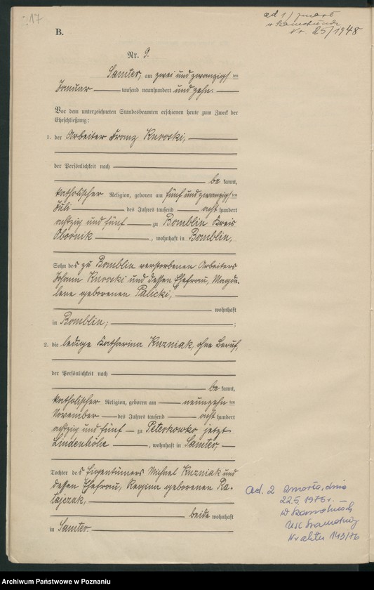 Obraz 20 z jednostki "Heirats-Haupt-Register"