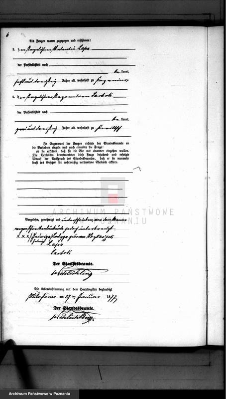 Obraz 7 z jednostki "Księga małżeństw"