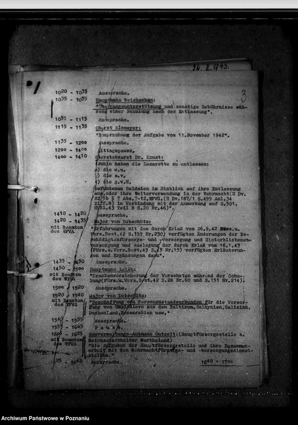 Obraz 8 z jednostki "Dienstbesprechung der Landräte und Oberbürgermeister am 22.4.1943 in Hohensalza - Inowrocław"