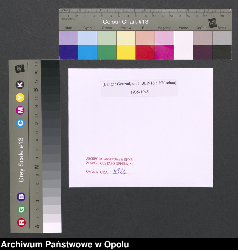 Obraz 2 z jednostki "[Langer Gertrud, ur. 11.0.1916 r. Klüschau]"
