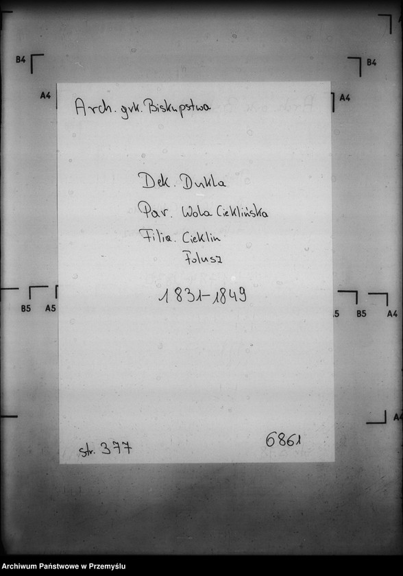 image.from.unit.number "[Kopie ksiąg metrykalnych parafii Wola Cieklińska z filiami Cieklin, Folusz (dekanat Dukla)]"