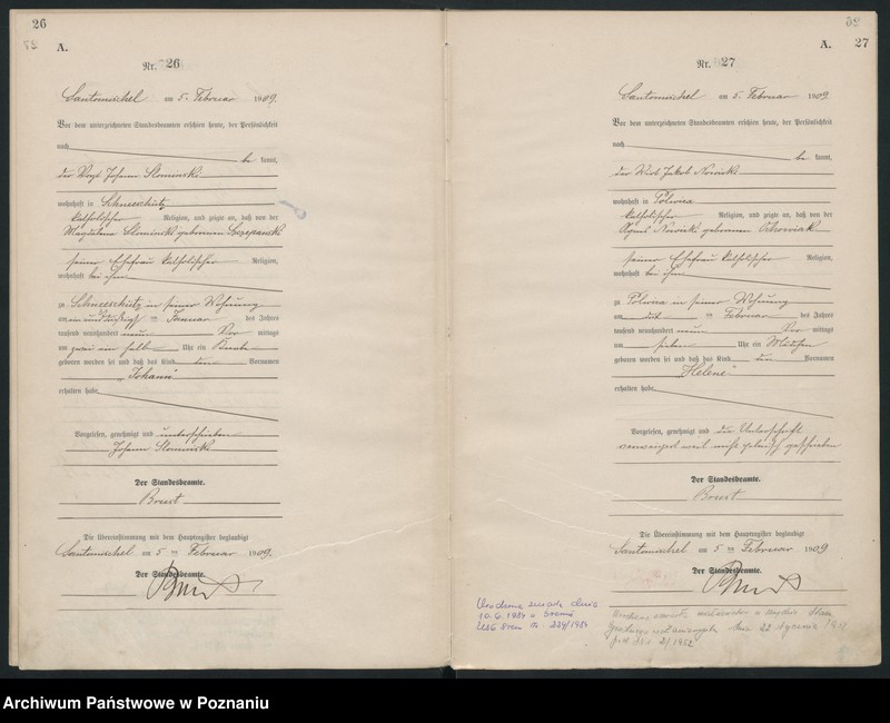 Obraz 16 z jednostki "Geburts-Neben-Register"