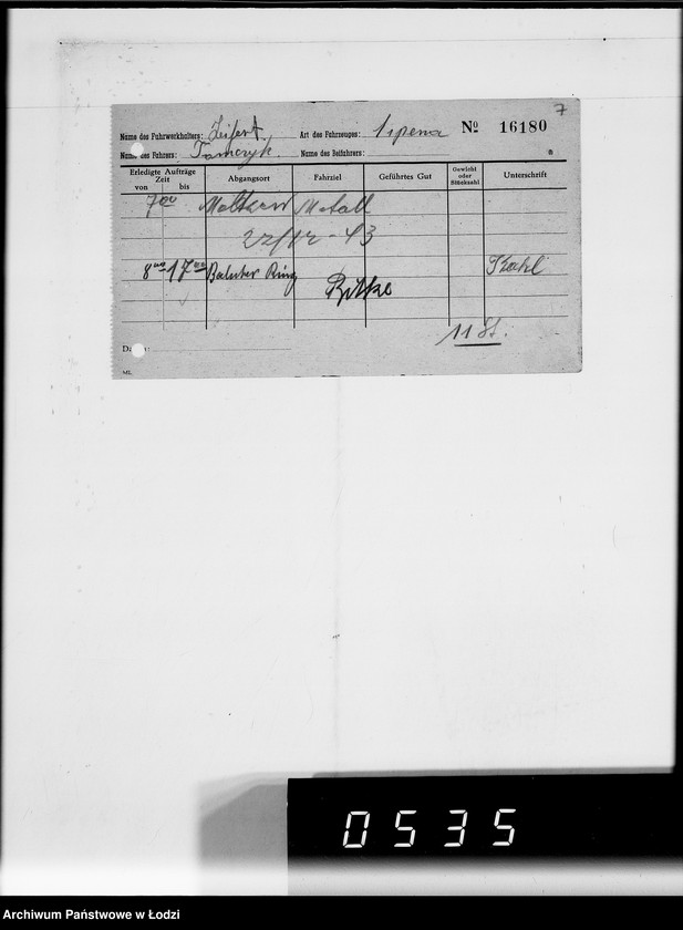 Obraz 10 z jednostki "[Alfons Seifert. Rachunki za dostawy towarów dla Getta]"