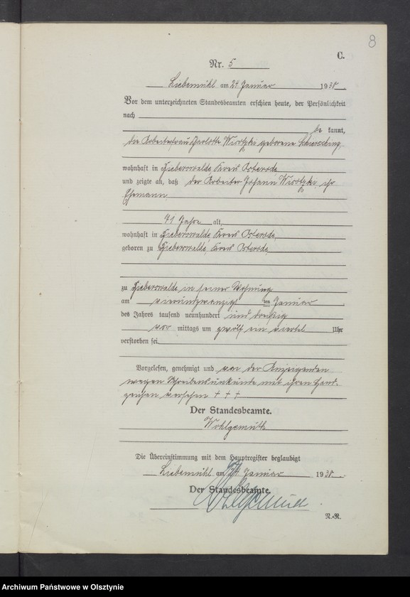 image.from.unit.number "Sterbe-Neben-Register Nr 1 - 35"