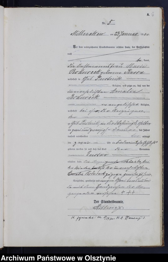 image.from.unit.number "Geburts-Haupt-Register Nr 1 - 112"
