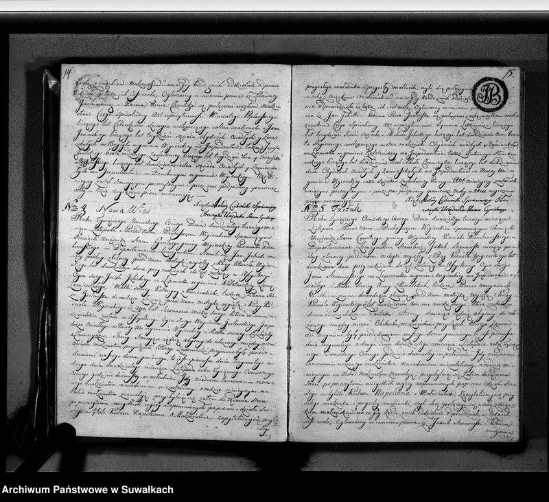 image.from.unit.number "Akta zaślubionych gminy wigierskiey od 1-go maja 1808 do dnia ostatniego kwietnia 1809"