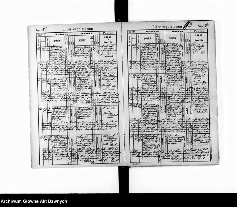 image.from.unit.number "Parafia: Lwów, parafia św. Marii Magdaleny. Dekanat: Lwów. Księga metrykalna urodzeń, ślubów i zgonów dla całej parafii."