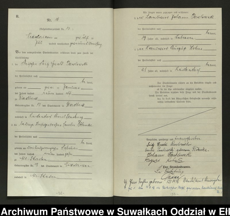 image.from.unit.number "Heirats=Haupt=Register des Königlichen Preussischen Standes-Amtes Nikolaiken Kreis Sensburg"