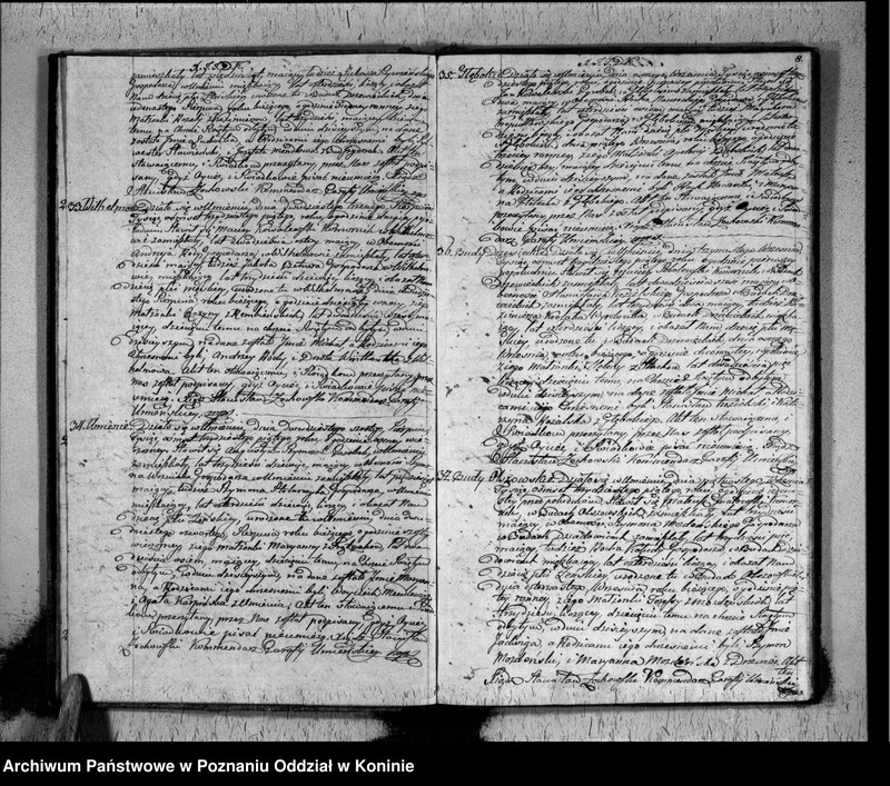 Obraz 11 z jednostki "Akta urodzonych, zaślubionych, zmarłych"