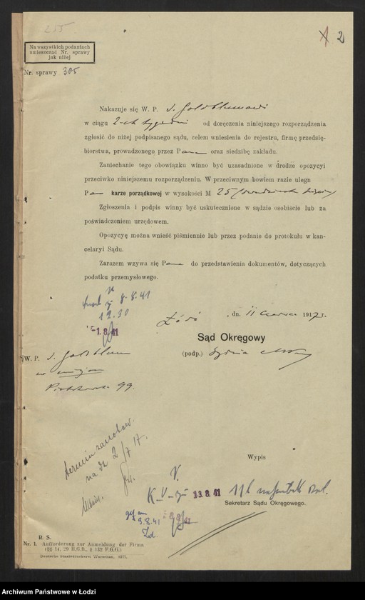 Obraz 4 z jednostki "S. Goldblum - skład żelaza"