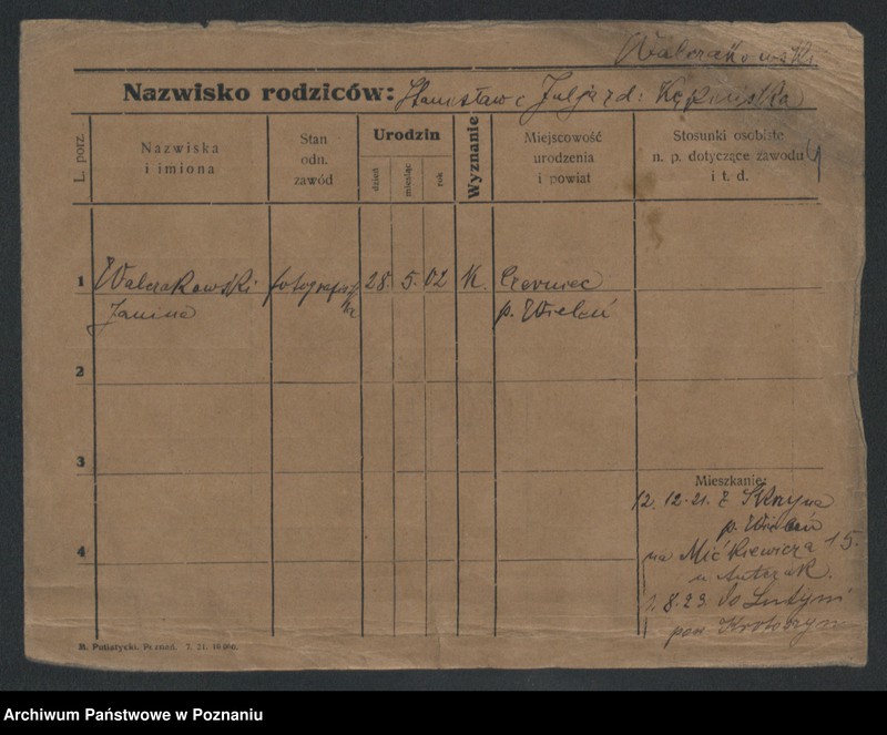 Obraz 12 z jednostki "Walczakiewicz - Walenzyk"