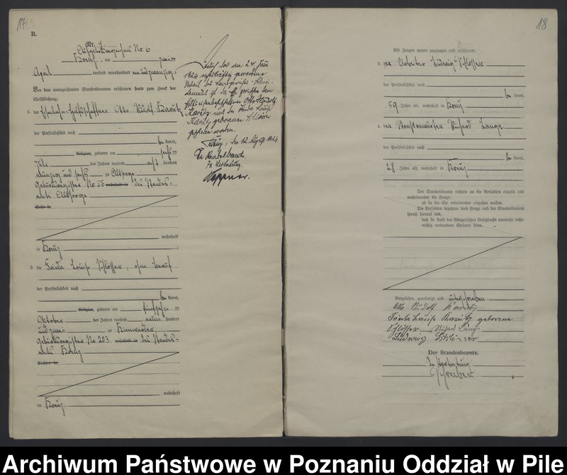 Obraz 12 z jednostki "Księga małżeństw"