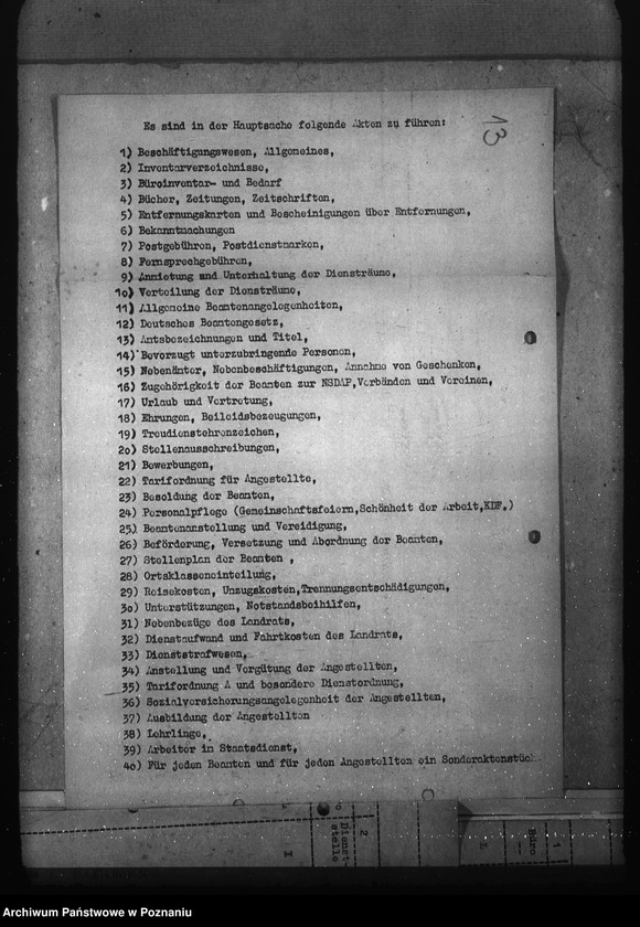 Obraz 17 z jednostki "Geschäftsverteilungsplan- Landratsamt Kempen (Kępno)"