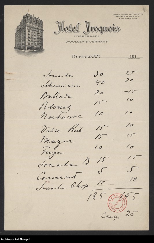 image.from.unit.number "Spisy granych utworów. Rękopisy I. J. Paderewskiego"