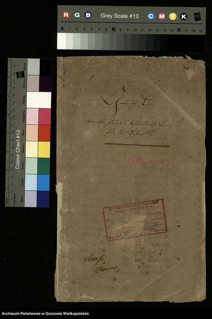 image.from.unit.number "Geburts Liste von der jüdischen Glaubensgenossen Für das Jahr 1817. Stadt Meseritz"
