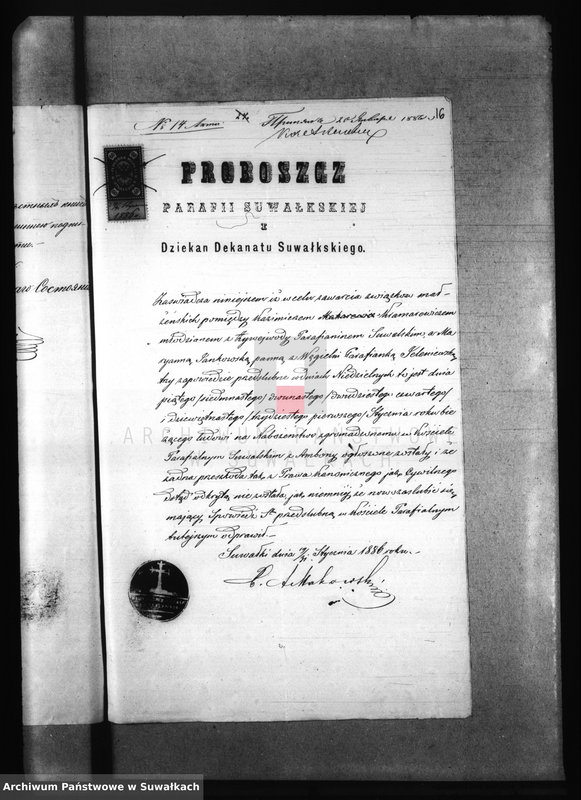 image.from.unit.number "Dokumenty k Aktam brakosočetanîj Elenevskago Prichoda s 1886 goda."