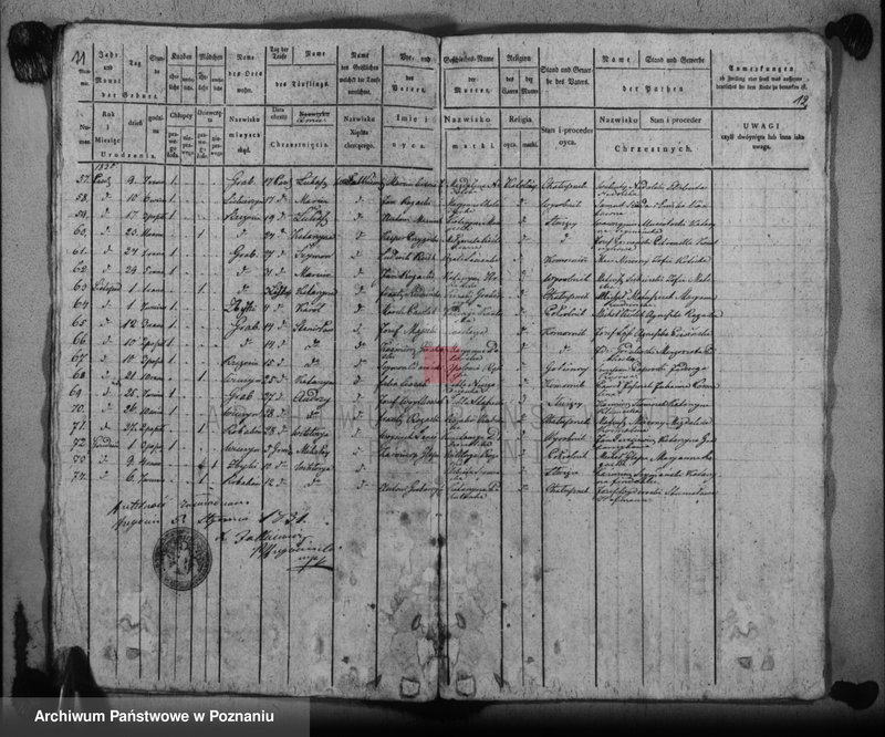 image.from.unit.number "Duplikat urodzonych, zaślubionych i zmarłych"