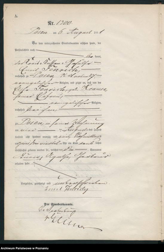 Obraz 7 z jednostki "Księga urodzeń t. IV"