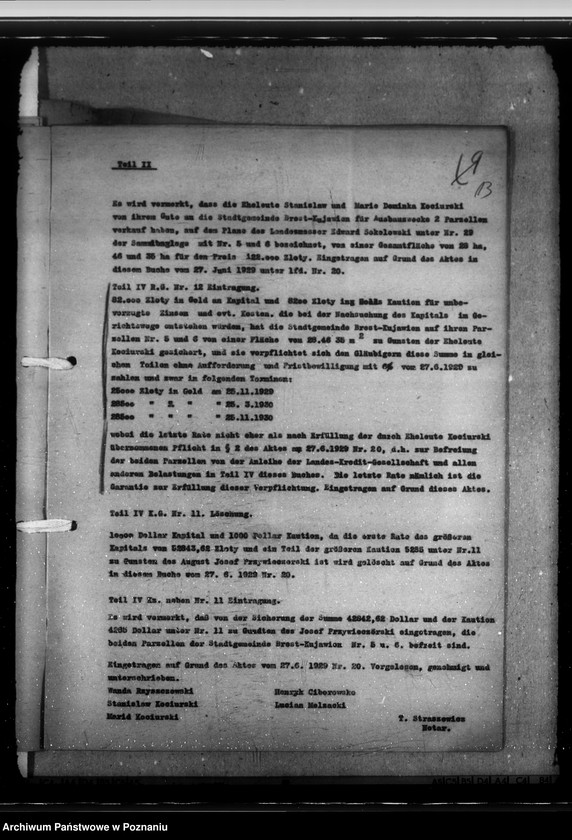 Obraz 17 z jednostki "Eigentumrechte an Ländereien der St. Brest, Landkreis Leslau (Włocławek)"