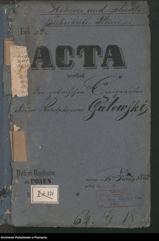 Obraz 4 z jednostki "A. betr. Arthur Rudolf von Gutowski"