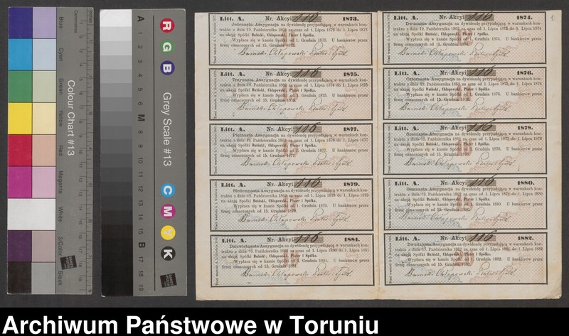 image.from.unit.number "[Michał Leon Sczaniecki i Bogusława z Kruszyńskich. Akcje, rachunki, wyliczenia finansowe, autografy (m. in. Szymona Askenazego), "bilet na bal u sułtana", itp.]"