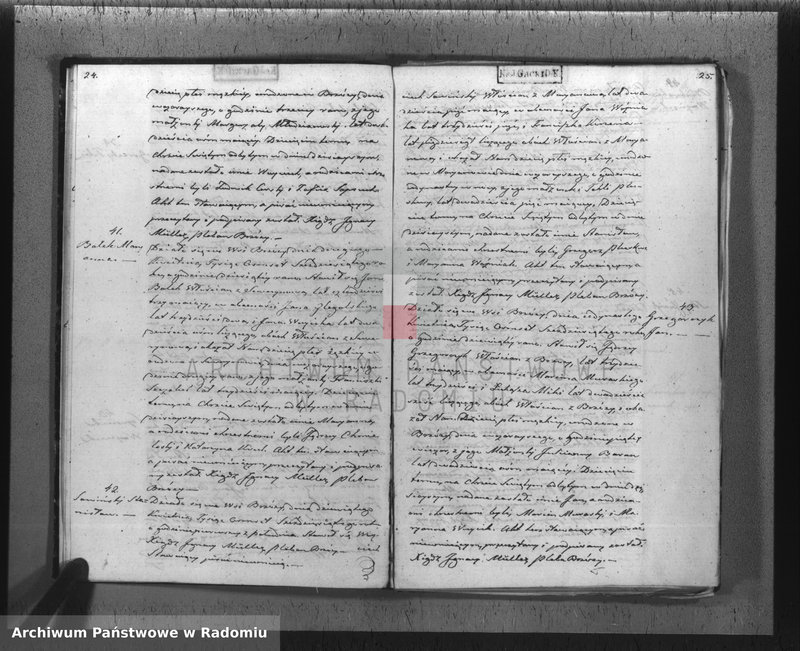 image.from.unit.number "Duplikat akt religijno cywilnych urodzenia, zaślubienia i zeyścia parafii Brzóza na rok 1860"