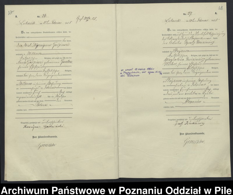 Obraz 17 z jednostki "Księga urodzeń"